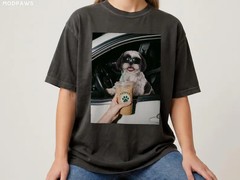 Custom Pet Photo Iced Style Comfort Tee Personalized Animal Gift