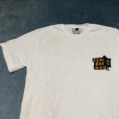 Real Bad Man T Shirt Mens Medium White That’s A Legal Lift Graphic Print Cotton