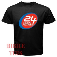 24 Hours Fitness Gym Men’s Black Size S to 5XL