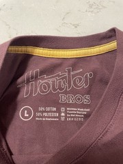 Howler Bros T Shirt Large Burgandy Los Hermanos Howler Big Graphic Tee Pocket