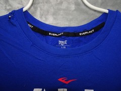 Everlast “All I Do Is Win” Men’s T-Shirt Blue Red White Graphic Large Boxing