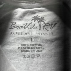 Hacienda RV Resort Santa Fe T Shirt Mens LG White New Mexico Tourism Roadrunner