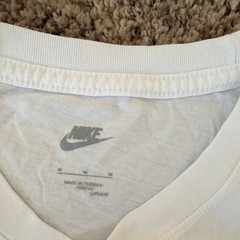 Nike Turkey Graphic Print Logo White Crew Neck Short Sleeve T-Shirt youth M