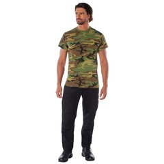 Men’s Rothco Heavyweight Short Sleeve Military Camo T-Shirt