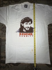 Vintage Eddie Rabbit Jersey Boy Single Stitch Shirt Size Large