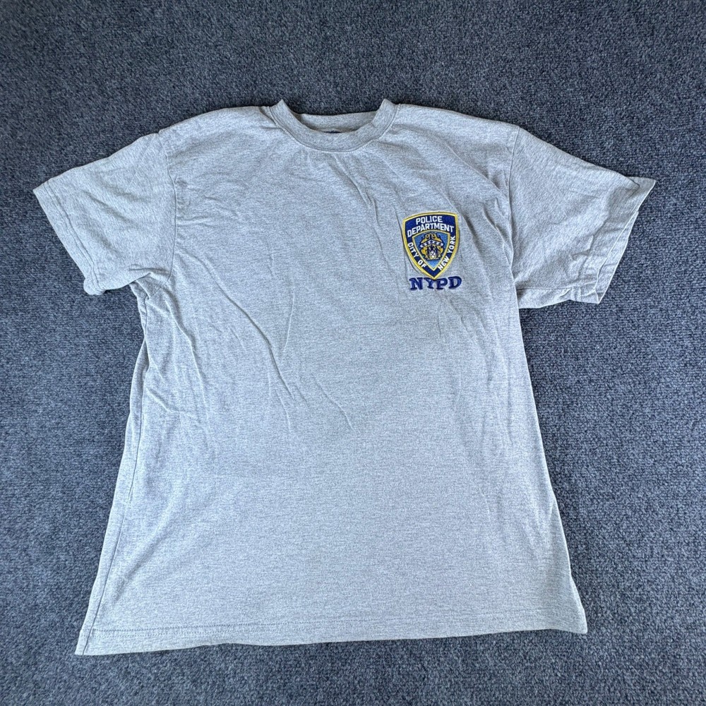 NYPD Police Department New York City Graphic T-Shirt Gray XL Torkia 2006