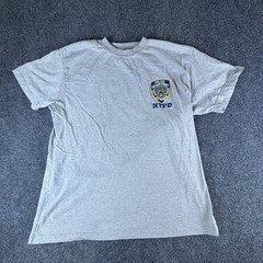 NYPD Police Department New York City Graphic T-Shirt Gray XL Torkia 2006