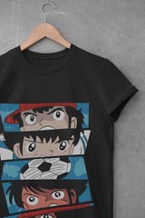 Captain Tsubasa T-Shirt Soccer Manga Tshirt Japanese Anime Football Unisex Tee