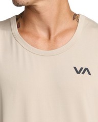 RVCA Sport Vent Men’s Performance Tank – Light Khaki – New