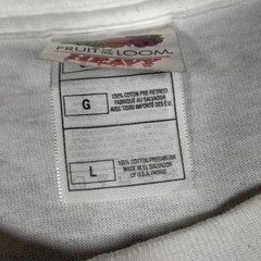 Fruit of the Loom WTC T-Shirt Mens L White Gone But Not Forgotten NYC Twin Tower