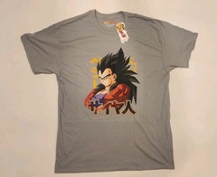 Dragon Ball Z Super Saiyan 4 SS4 Goku Vegeta Black Cotton T-Shirt