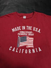Vintage Ronald Reagan Presidential Library Made in Usa T-shirt Size 2XL