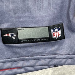 Nike New England Patriots NFL Dri-FIT Ombre Gradient Training Shirt Mens L NEW