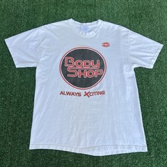 VTG 90s Y2K Men’s The Body Shop Strip Club “Always Xciting” White T-Shrit Large