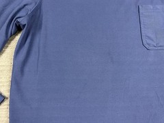 Wrangler Shirt Mens Medium Blue Workwesr Longsleeve Cotton Blend Pockets Stretch