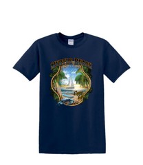 T-Shirt S to 2XL 3XL -SURF myrtle beach SAILBOAT beach boards resort waves fun