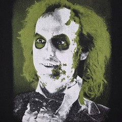 Beetlejuice Mens Graphic T-Shirt Black XL Ripple Junction Movie Tee Short Sleeve