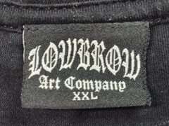Lowbrow Art Company Cemetery Groundskeeper Skeleton Black Tee Size 2XL USA Made