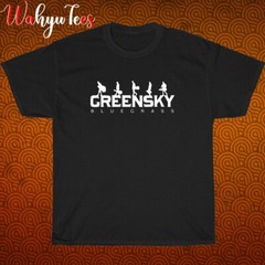 New Best Greensky Bluegrass Logo Black/Grey/Navy/White Size S-5XL Unisex T-Shirt