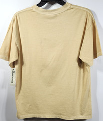 No Boundaries Men’s S Cotton Oversize Tee Short Sleeve Yellow T-Shirt NEW