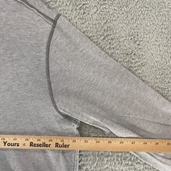 Coolibar Long Sleeve Shirt Mens Large Bamboo UPF 50 Gray Stretch Everyday