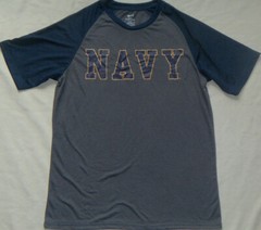 New Mens C-Life Group Dept. of the Navy Performance Short Sleeve Shirt Size M