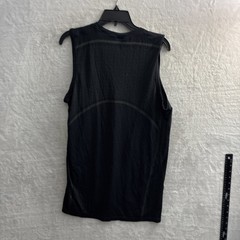 Gymshark Mens Tank Top T Shirt Black Graphic Large Nylon Blend Crew Neck