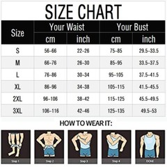 Mens Vest Tops Slimming Body Shaper Corset Abdomen Compression Exercise Sports