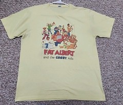 Pacific Fat Albert & The Cosby Kids Rare and Vintage L T-shirt Yellow