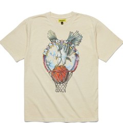 Market Dunking Eagle Graphic Print Cotton Brown T-shirt Men’ Graphic T-Shirt