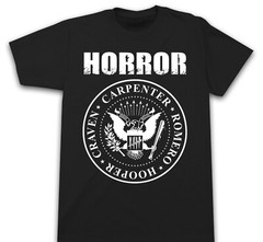 MASTERS OF HORROR T SHIRT Michael Myers Freddy Krueger Zombies Halloween Mask