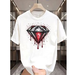 Fashionable Crewneck Men’s Fashion Street Style Trendy Graphic T-Shirt FREESHIPS