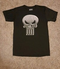 Marvel The Punisher T-Shirt Skull Logo Men’s Size MD (38-40)