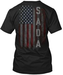 Sada Family American Flag T-Shirt Made in the USA Size S to 5XL