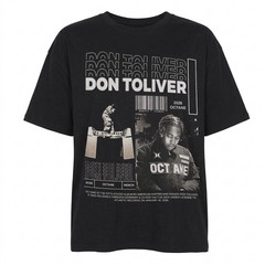 Don Toliver Octane Graphic Tee, Retro Hip Hop Streetwear