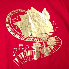 VTG SCREEN STARS BEST Mens EXTRA LARGE XL Air Waves 1989 Red Shirt Rose Music