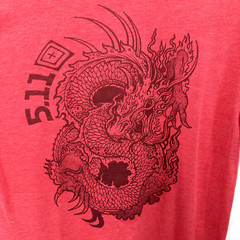 5.11 Tactical Gear Mens T Shirt Red Graphic Always Be Ready Size Medium