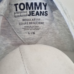 Tommy Hilfiger Jeans T-Shirt Large Graphic Print Grey