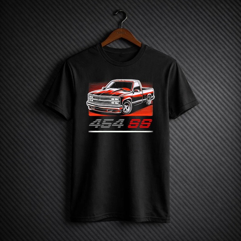1990 Chevy 454 SS Pickup Truck Graphic Tee
