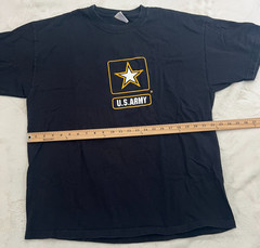 US Army T Shirt Mens XL Black Hanes Beefy-T An Army Of One Military Graphic Tee