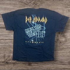 Def Leppard Pyromania Black T-Shirt Size 2X-Large