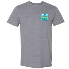Black Pond Saltwater Series Men’s T-shirt Offshore Fishing Mahi Dorado Dolphin