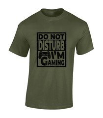 DO NOT DISTURB I’M GAMING MENS T SHIRT COOL PC GAMER CLOTHING GIFT IDEA TOP