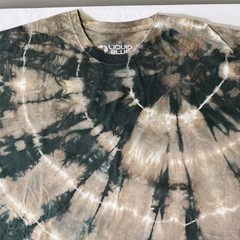 Liquid Blue Tie Dye 3XL New Blank SEE PHOTOS FOR MEASUREMENTS Brown Army Green