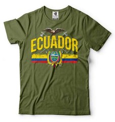 Mens Ecuador Patriotic Shirt Ecuadorian Gift Ecuador National Country Flag Shirt