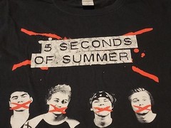 5 Seconds Of Summer Tour Tee 2015 Music Australia New Zealand Artists Live