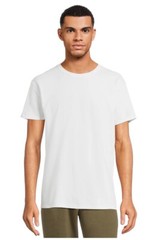 Athletic Works Men’s 100% Cotton White T Shirt Loose Fit -Choose Size -NWT