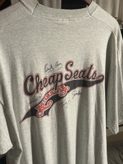 Fruit of the Loom Alabama Cheap Seats single stitch vintage Gray Tshirt XXL