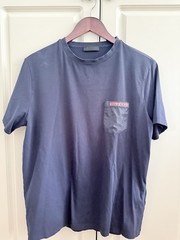 Prada Sports Tee Shirt Size XL *note Dark Blue Used