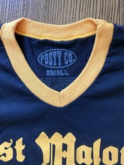 Posty Co Post Malone Big Ass Stadium Tour Graphic V-Neck Ringer Tee S